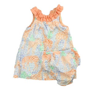 E. Land Girls Coral | Blue Dress size: 18 Months
